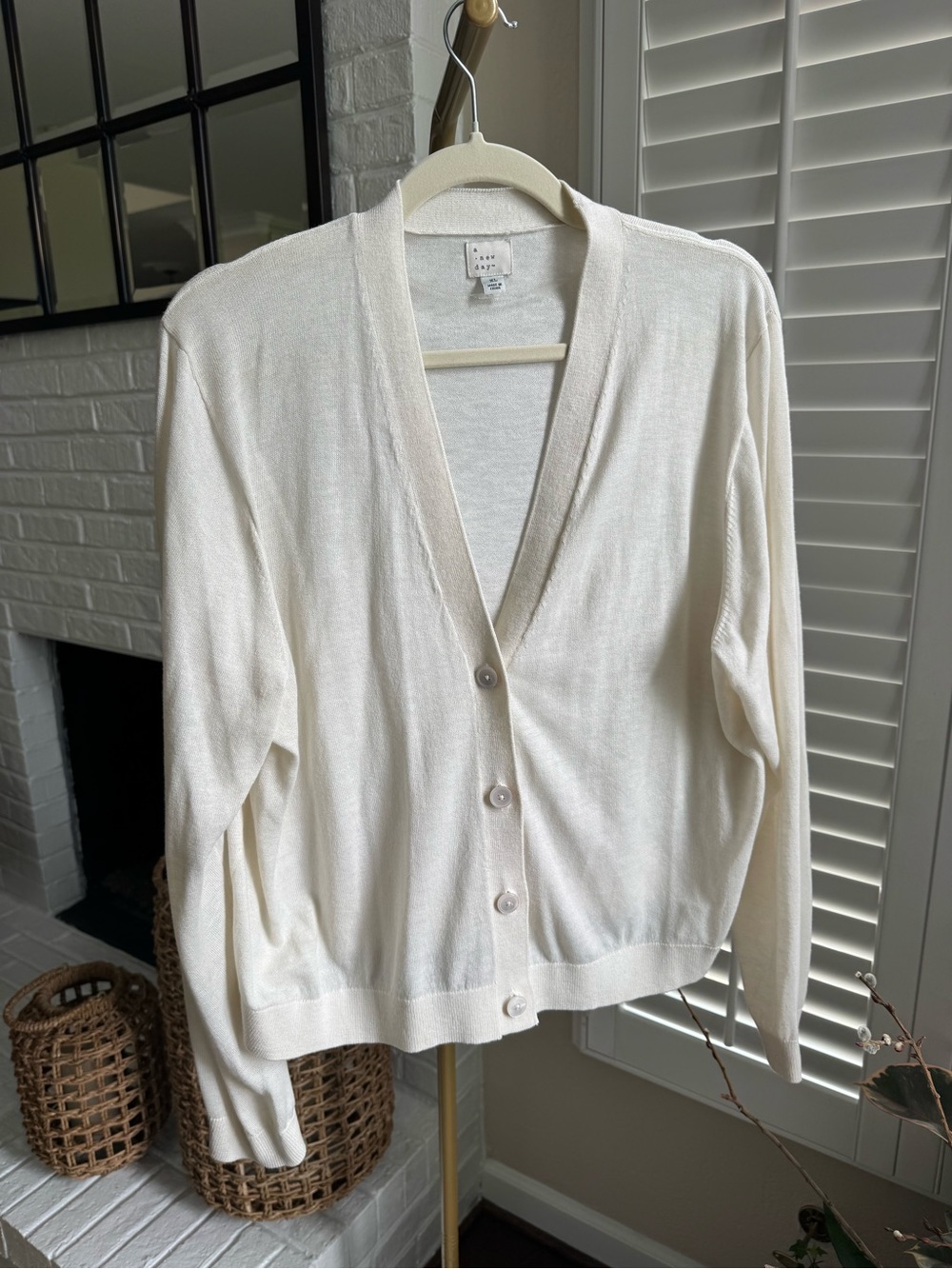 A New Day Cream Long Sleeve Cardigan